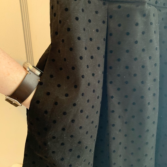 GAP black two tone polka dot dress - Picture 3 of 4